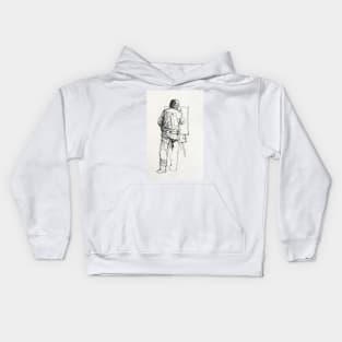 The Artist at work Kids Hoodie